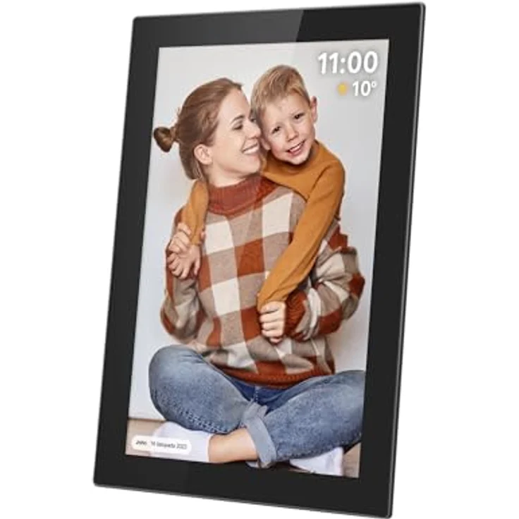 Kruger&Matz KM1100 FRAMEO, Digitaler Bilderrahmen 10,1" Wi-Fi mit 16 GB Speicher, interaktiven Funktionen und hochwertigem Panel – Bild 2