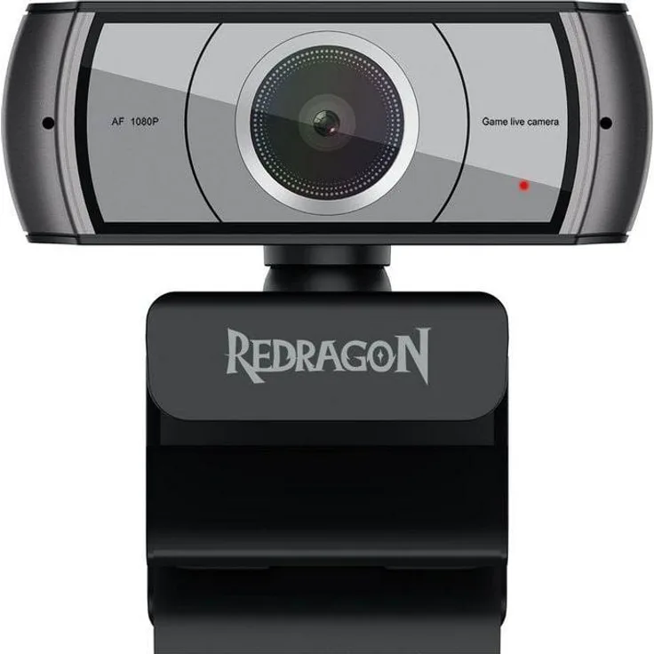 Redragon Apex GW900 Webcam, Full HD (2 Mpx) mit Autofokus, Schwarz
