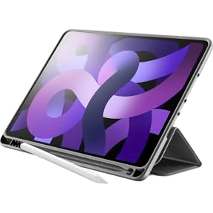 Cellularline - Folio Pen - Ultra-Schutzhülle mit Gehäuse für Apple Pencil - Kompatibel mit iPad Air 10.9" (2022) / Air 10.9'' (2020) / Pro 11'' (2018)