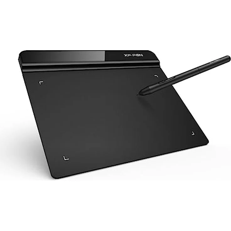 XP-Pen Star G640 Grafiktablett 6x4 Zoll Zeichentablett OSU! Pad mit batterielosem Stift 20 Ersatzminen, USB, 8192 Levels Druckempfindlichkeit, 60 ° Neigungswinkel, Schwarz – Bild 1