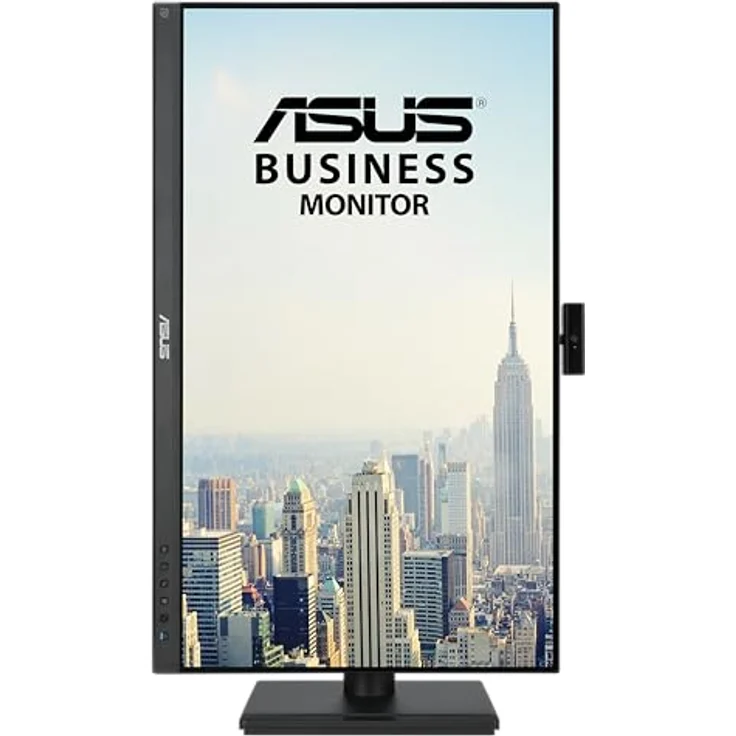 ASUS BE249QFK Videokonferenzmonitor 24 Zoll, Full HD, IPS, 100Hz, Rahmenlos, mit Full HD-Webcam, Mikrofonanordnung, Stereolautsprecher, höhenverstellbar, ergonomisches Design, HDMI – Bild 5