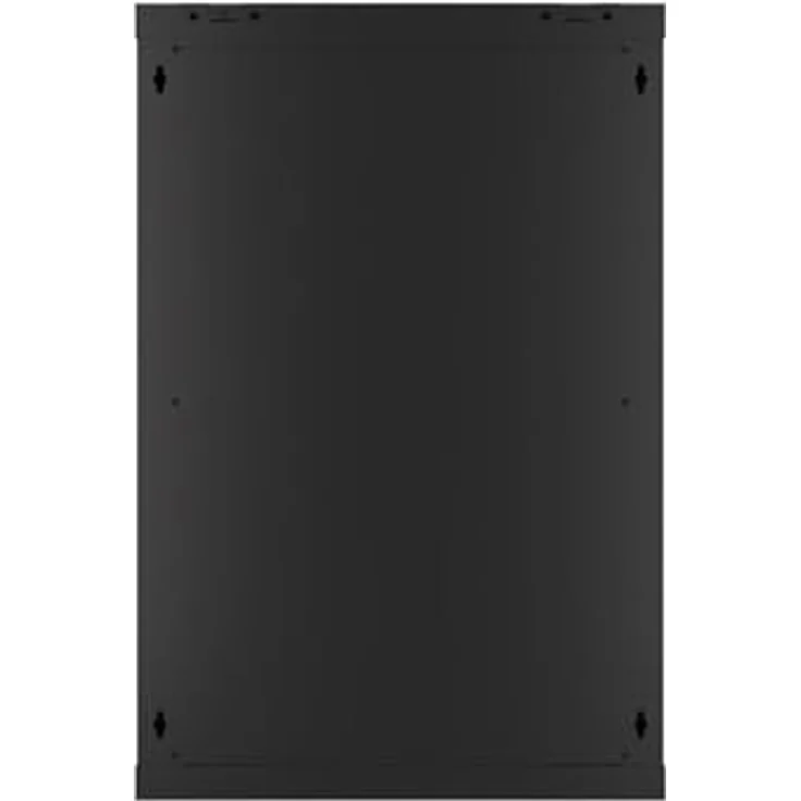 Lanberg Rack Wandschrank 19", 18U Wandschrank mit Glastür, schwarz, 600x600 mm, stahl, max. 60 kg Tragfähigkeit – Bild 2