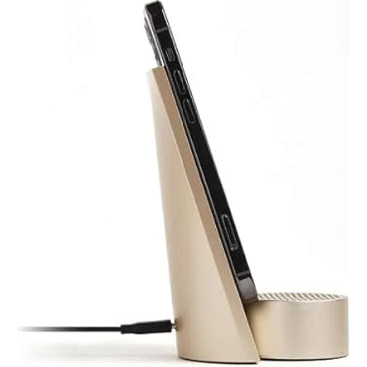 Lexon CITY ENERGY PRO, Telefonständer mit kabellosem Ladegerät und Bluetooth-Lautsprecher, mehrere Farben – Bild 4