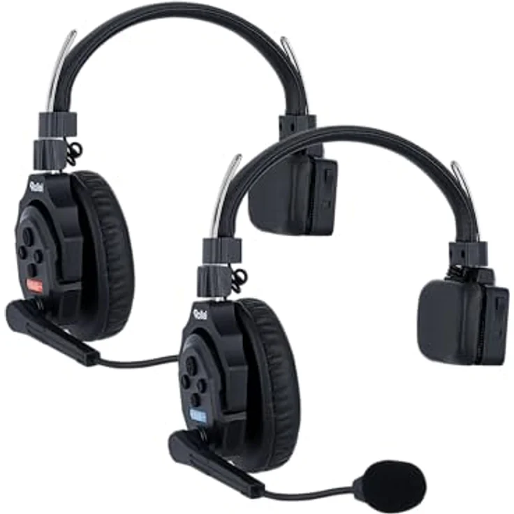 Rollei Xtalk X2 Intercom-Headset | Flexibel, Rauschunterdrückung, Live-Audio | Bis zu 350 m Reichweite, 20 Stunden Akkulaufzeit – Bild 1