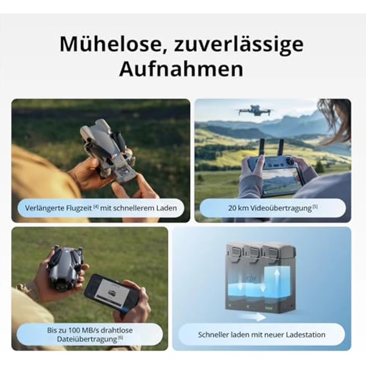 DJI Mini 5 Pro Drohne, 4K Ultra HD mit 1-Zoll-CMOS-Kamera, omnidirektionaler Hinderniserkennung, DJI RC-N3 Fernsteuerung – Bild 6