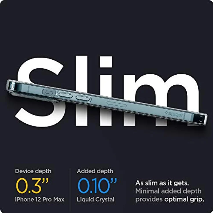 Spigen ACS01697 Liquid Crystal iPhone 12 PRO Transparent – Bild 6