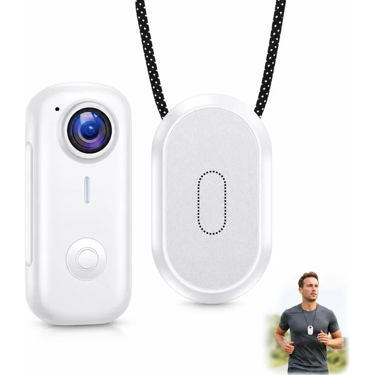 Dopwii Mini Kamera 2K WLAN Bodycam, kompakte Magnet Action Kamera mit 120° Weitwinkel und tragbarem Design (64mm) für Outdoor & Reisen