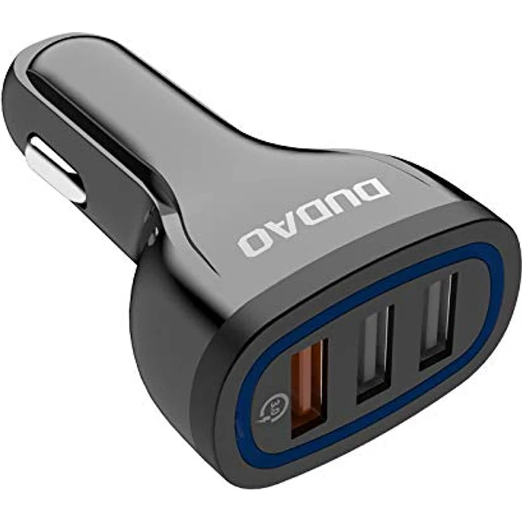 Dudao R7S Multi KFZ-Ladegerät, Quick Charge 3.0 18W mit 3x USB-Anschlüssen, Weiss – Bild 2