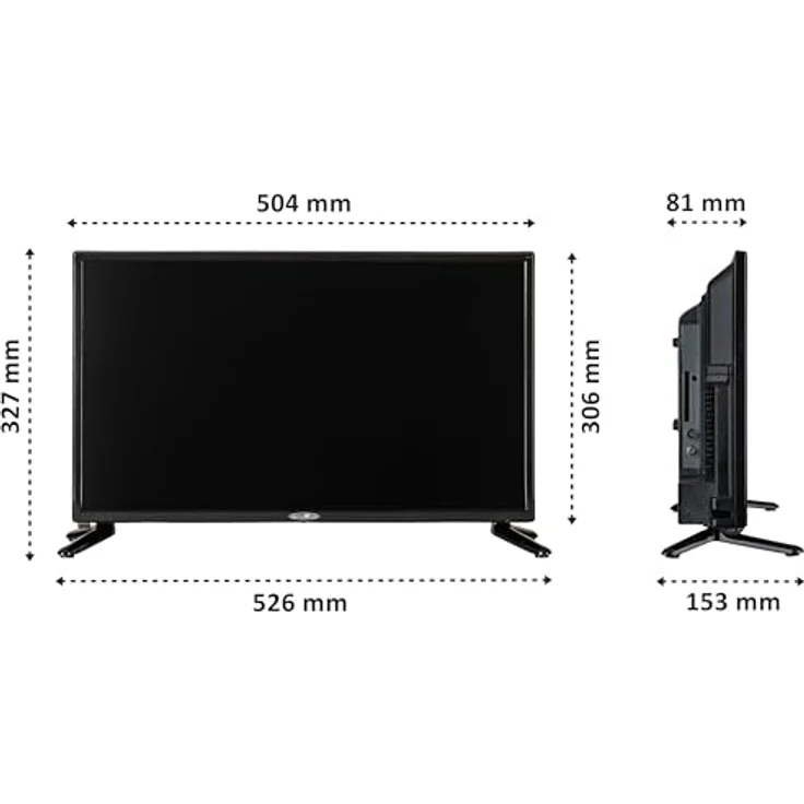 REFLEXION LED22iBT Smart-TV 22 Zoll, Full-HD, WLAN, Bluetooth, inkl. Soundbar und 12V-KFZ-Adapter – ideal für Wohnmobile, Wohnwagen, Camper & Boote – Bild 3