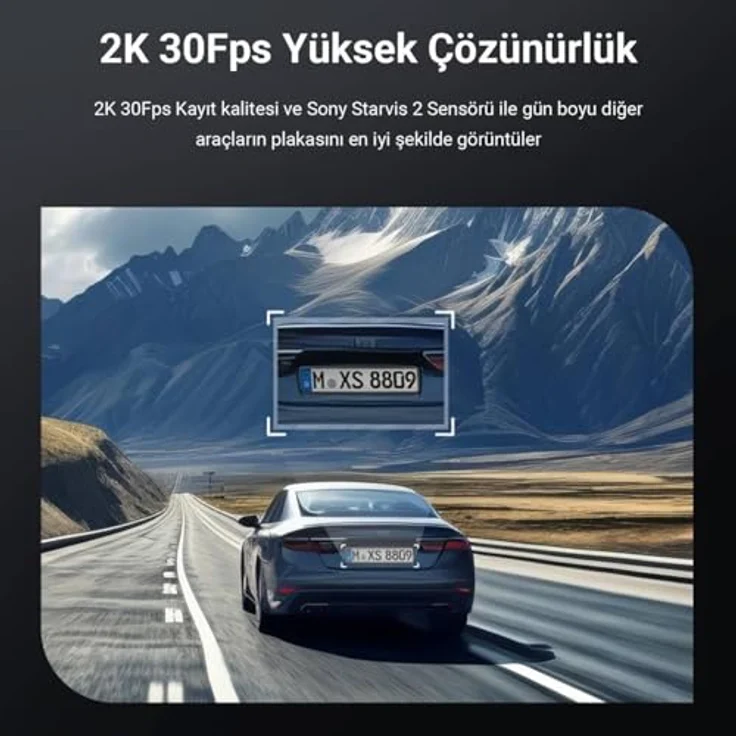 VIOFO VS1 2K QHD HDR Mini Autokamera mit Sony Starvis 2 Sensor, Wi-Fi, GPS und 32 GB microSD-Karte – Bild 4