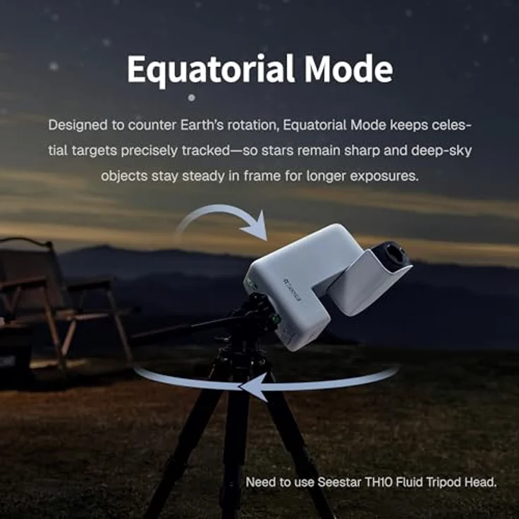ZWO Smart Telescope AP 30/160 Seestar S30 Pro, vollautomatisches Teleskop mit Sony IMX585 und IMX586 Kameras, vier Einstellungen und drei fest eingebauten Filtern – Bild 5