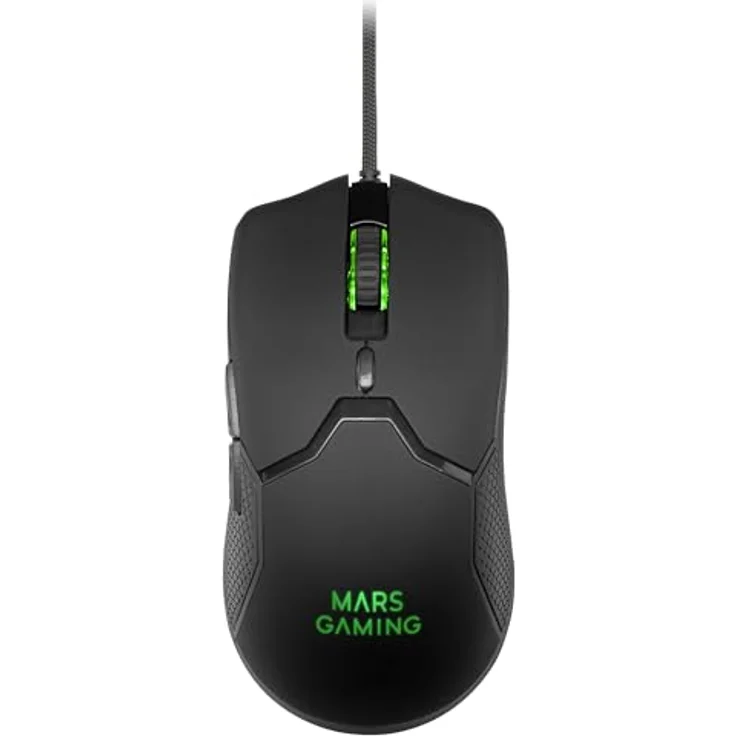 Mars Gaming MCPXBES, Combo H-Mech FRGB Tastatur, Ultralight Maus 10000DPI und XXL Mousepad, Schwarz – Bild 5