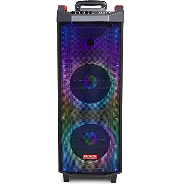 Aiwa Kbtus-710 / Altavoz para Fiestas mit RGBLED Party-Lautsprecher Beleuchtungssystem – Bild 4