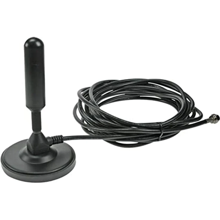 Velleman MAGNETISCHE ANTENNE FÜR MOBILEN DVB-T-EMPFANG, Innenantenne mit Magnetbefestigung und Silikonschutz für tragbare Geräte – Bild 3