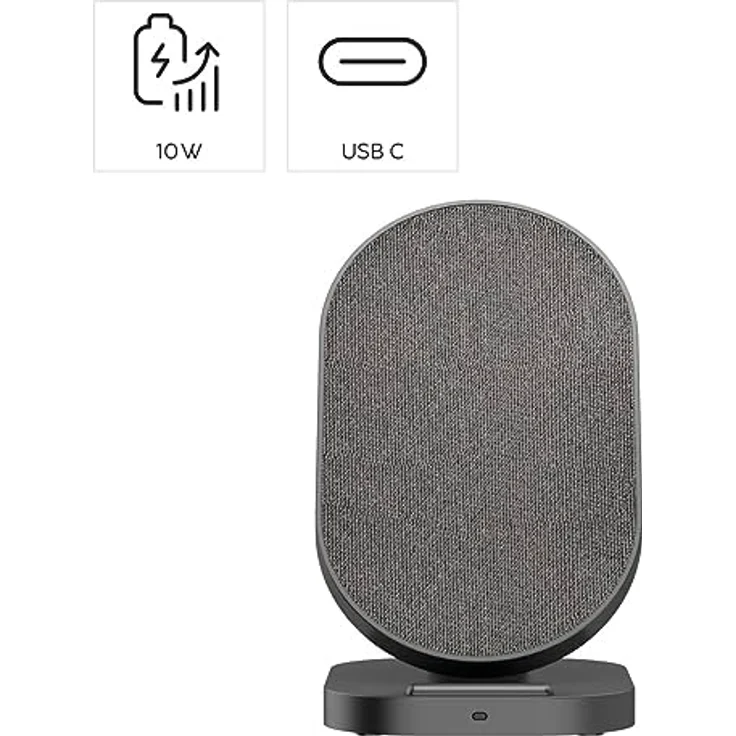 Hama Wireless Charger, induktive Ladestation, 10W (Qi Ladestation, Ladestation, Handy Ladestation, Schnellladegerät, Fast Charge, kabellos Laden, Induktions Ladegerät) schwarz – Bild 5