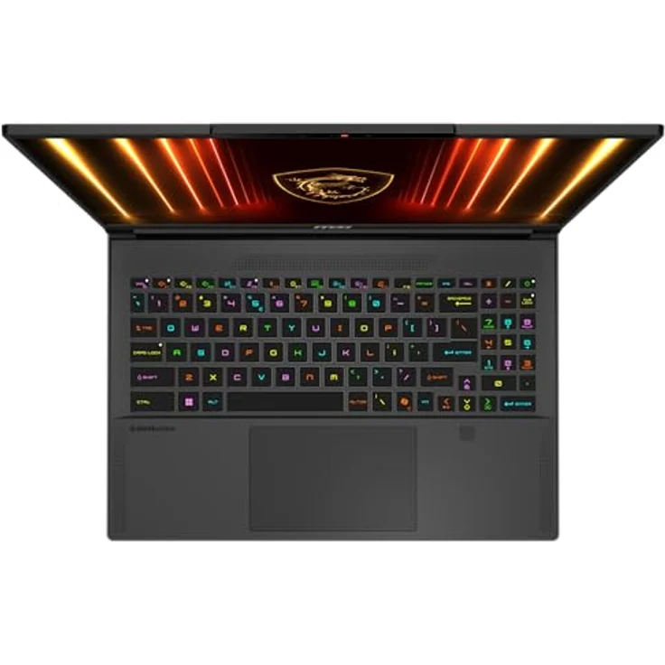 MSI Stealth A16 AI+ Gaming-Laptop, 16" QHD+ 240 Hz OLED Display, AMD Ryzen™ AI 9 HX 370, NVIDIA GeForce RTX 5070 Ti, 32 GB LPDDR5X, 2 TB SSD, Windows 11 Home, QWERTZ Tastatur, A3XWHG-044, schwarz – Bild 4