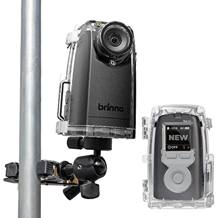 Brinno BCC300-C, Zeitraffer-Kamera Klemme mit wasserdichtem Gehäuse und 100 Tagen Batterielebensdauer, inklusive TLC300 Kamera und Zubehör – Bild 1