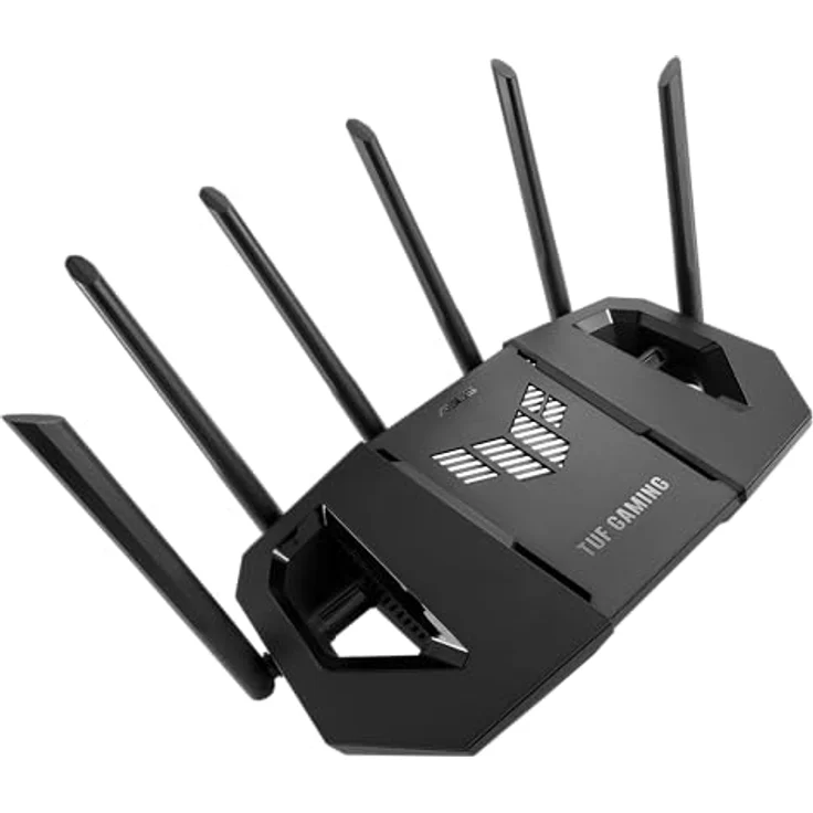 ASUS TUF Gaming BE9400, Tri Band WiFi 7 Router mit 9400 Mbit/s, vier 2.5G Ports, AiMesh Unterstützung & AiProtection – Bild 2