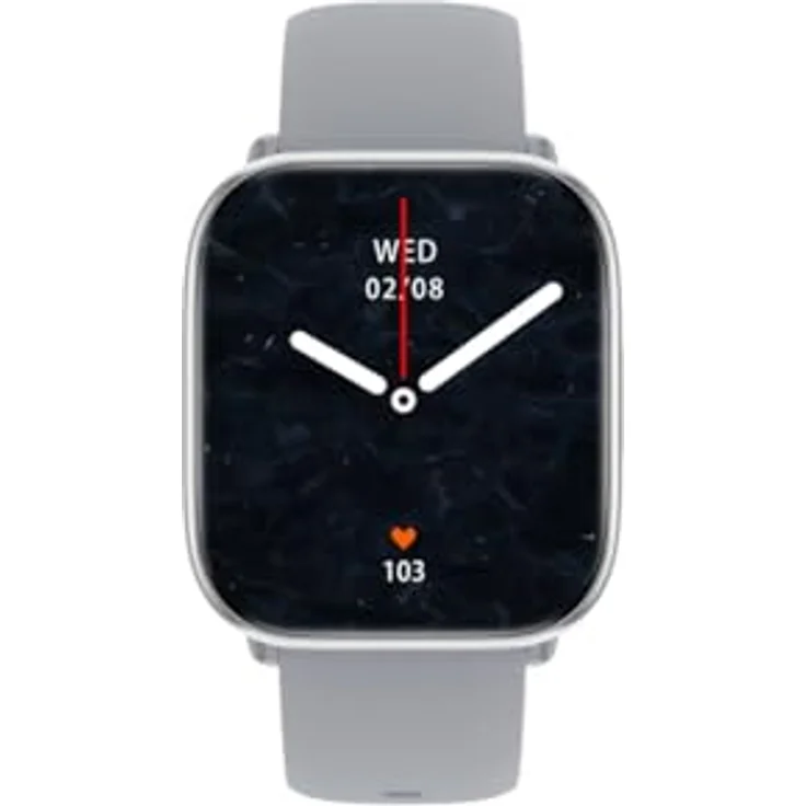 myPhone Smartwatch mit Gesundheitsüberwachung und Bluetooth-Anrufen, Grau – Bild 2
