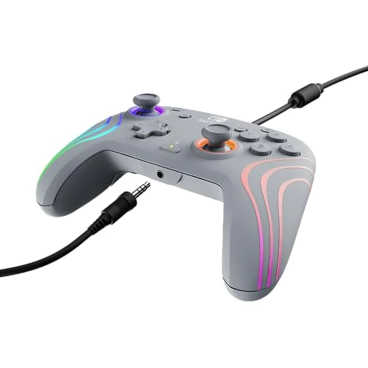 Official Switch Afterglow Wave Wired Controller - Grey – Bild 4