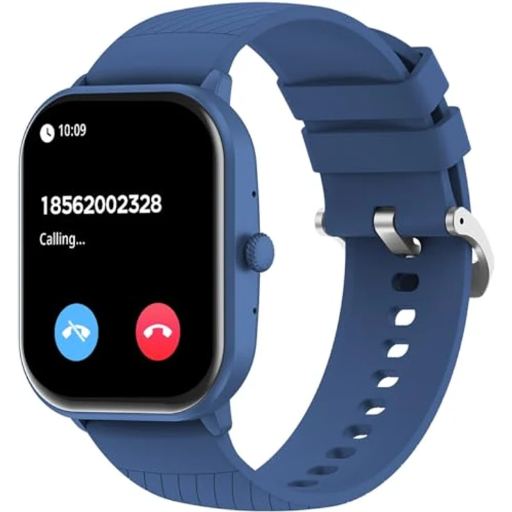 Denver Smartwatch SWC-187BU blau, Bluetooth Smart Watch mit Gesundheitssensoren und AMOLED Full Touch-Display – Bild 3