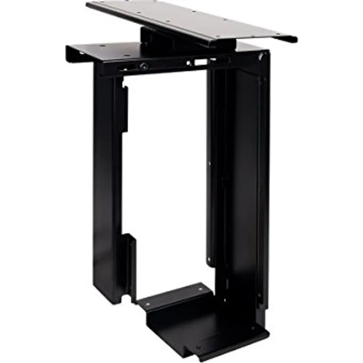 Dataflex Viewmate Computerhalterung Schreibtisch 323 schwarz, Montage unter Schreibtisch, 360° drehbar, Max. Tragkraft 20 kg