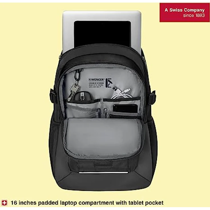 Wenger Laptoptasche Wenger XE Ryde, Rucksack, bis 40,6 cm (16), schwarz – Bild 3
