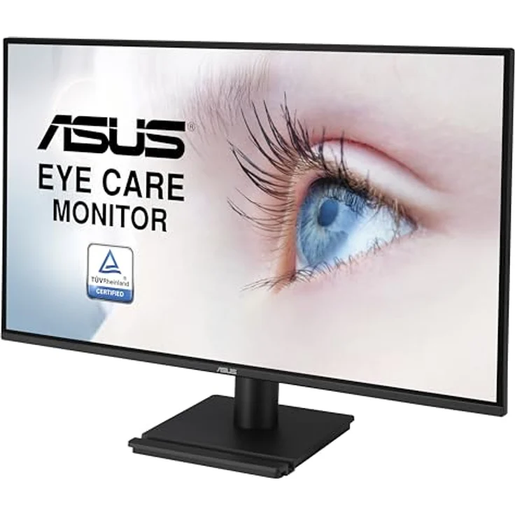 ASUS VA27AQ, 27 Zoll WQHD Monitor mit Augenpflege-Technologie, 75 Hz, HDR10, rahmenlos, HDMI, DisplayPort, Lautsprecher – Bild 2