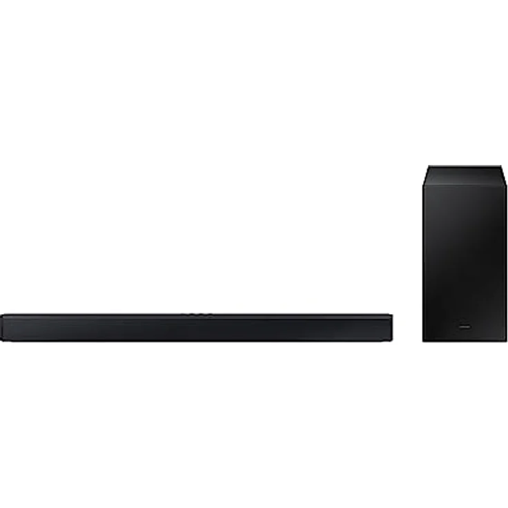 Samsung Soundbar HW-C430/ZF Serie C, 3 Lautsprecher, Subwoofer inklusive, 2.1-Kanal-Audio, Adaptive Sound Lite, Black 2023 – Bild 1