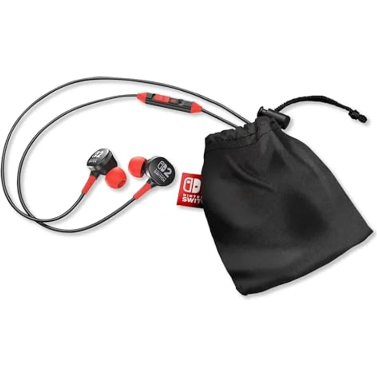 PowerA NSW2, Kabelgebundenes Headset Earbuds, Schwarz – Bild 4