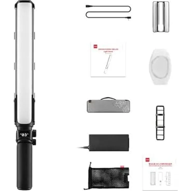 ZHIYUN Torche LED fiveray V60 Combo Noir 60W, Zubehör image & ton