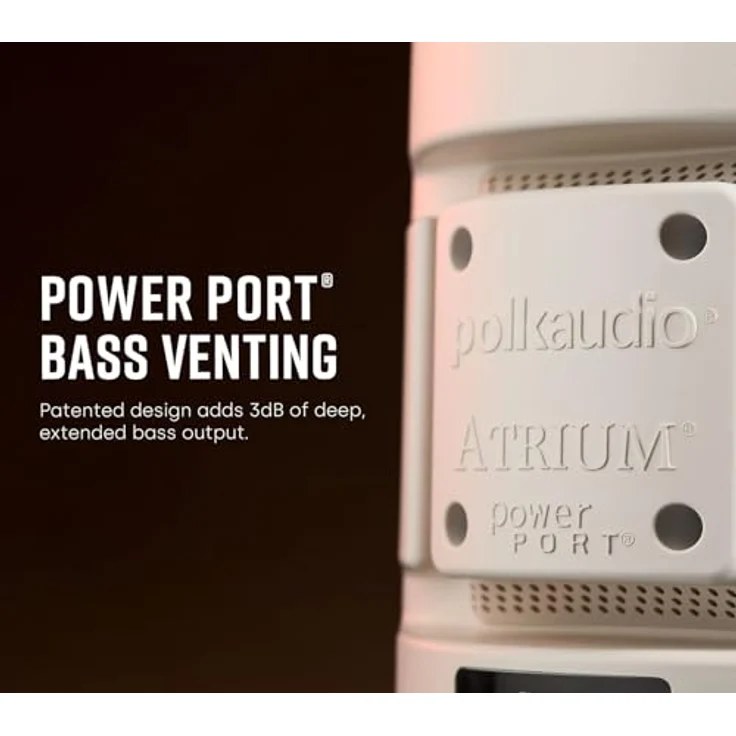 Polk Audio Atrium 6 sats Außen-Lautsprecher (100 W) weiß Satelliten-Lautsprecher - 100 Watt - weiß – Bild 7