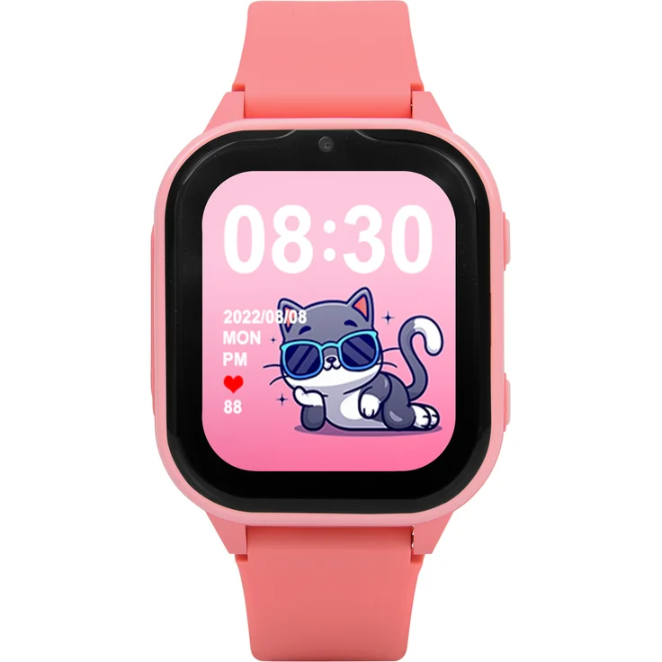 Garett Kids Sun Ultra 4G Smartwatch Kinder-Uhr Pink, mit Videoanrufen, SOS-Taste und IP67-Wasserdichtigkeit