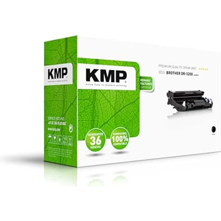 KMP B-DR18 Tonerbehälter, alternative Trommel für Brother DR-3200, ca. 25.000 Seiten bei 5% Deckung – Bild 1