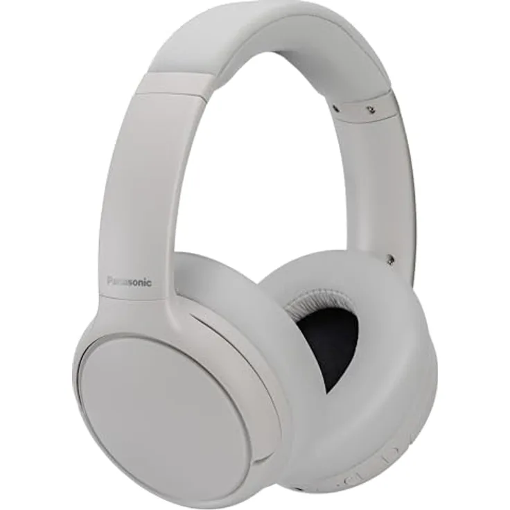 Panasonic RB-M600BE-C Kabellose Kopfhörer mit Hybrid ANC, Over-Ear-Schwenkdesign, Bluetooth 5.3, bis zu 65 Stunden Wiedergabe, XBS Deep, Weiß