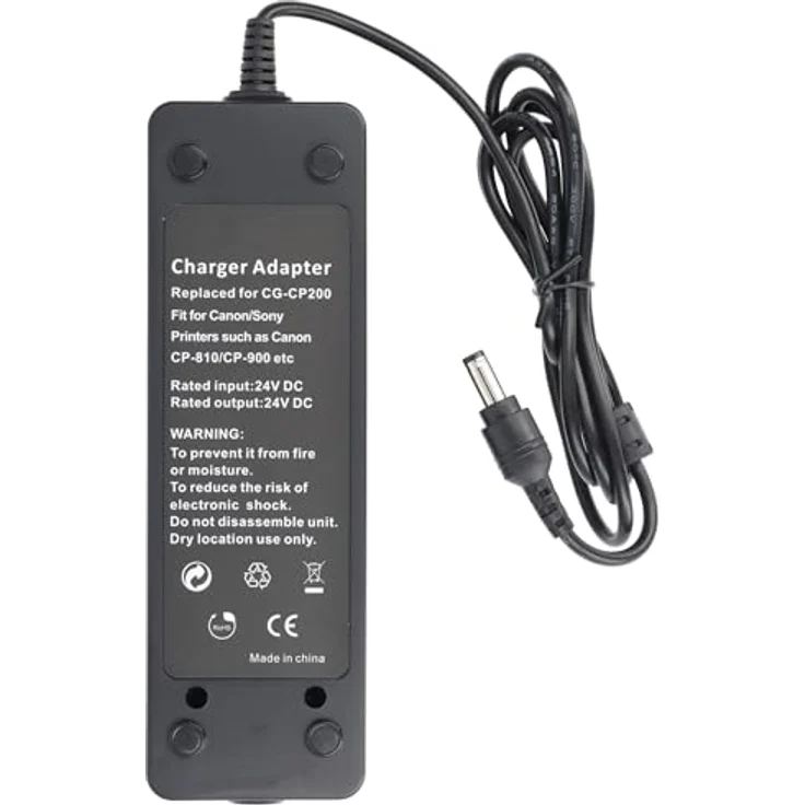 AccuCell Akku Adapter kompatibel mit Canon 6203B001AA, CG-CP200 - Ladeadapter für Selphy Fotodrucker – Bild 3