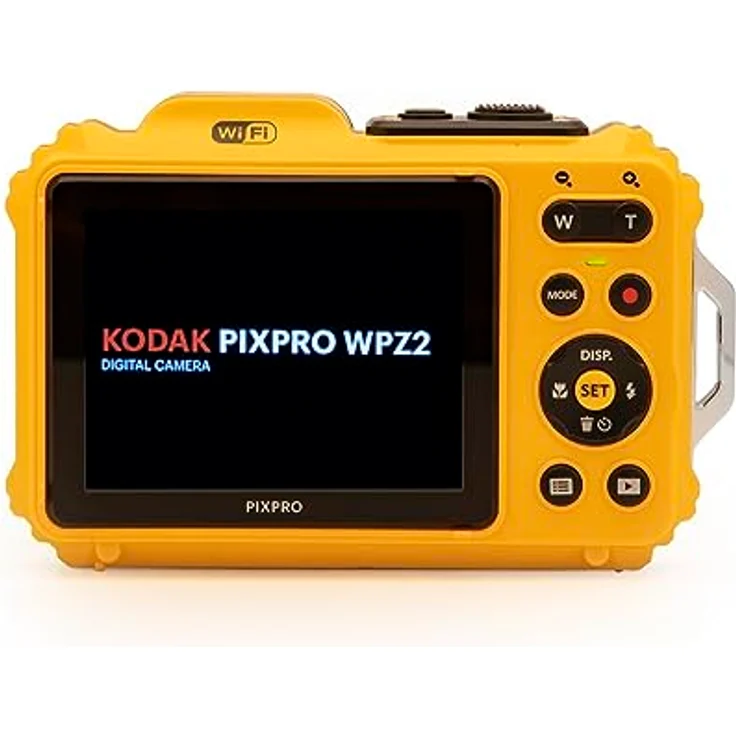 Kodak Pixpro WPZ2 Wasserdichte Kamera, + 2 Ersatzakkus Kompaktkamera, Stoßfest, staubdicht, 1080p HD Videos, Wi-Fi® - Blau – Bild 5