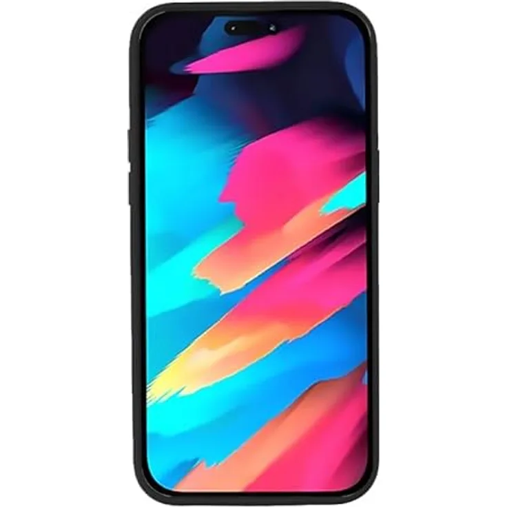 JT Berlin BackCase Pankow Soft Silikon Hülle kompatibel mit Apple iPhone 15 Pro [Flexibles TPU Cover, Wireless-Charging kompatible Schutzhülle, Verstärkte Ecken] schwarz