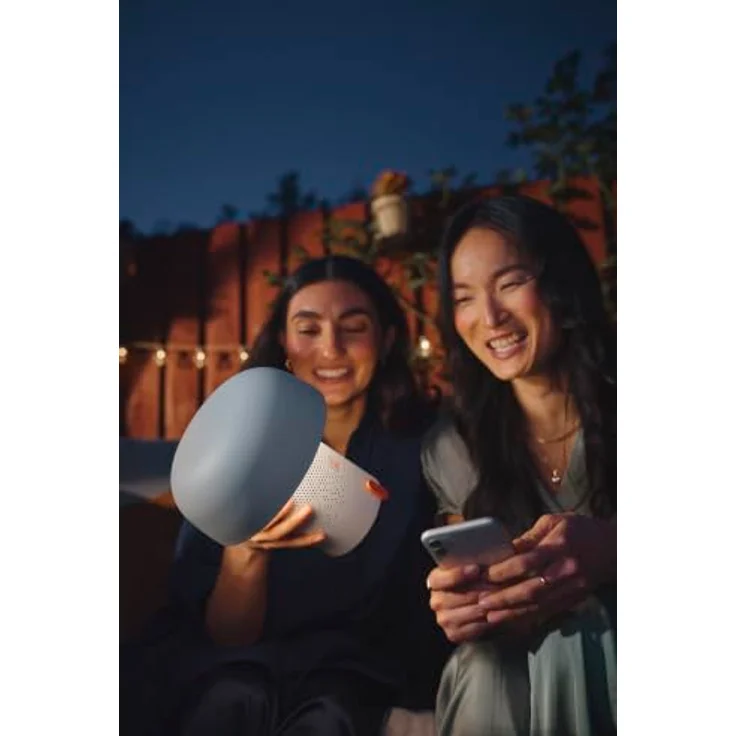 Kooduu Sensa Play Tragbare Lautsprecherlampe mit SOUND by JBL, 360° Bluetooth-Audio, dimmbarem LED-Licht in Cloudy White, 10W, 11 Stunden Akkulaufzeit – Bild 7
