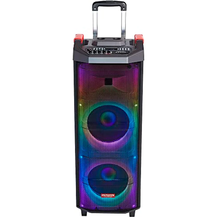 Aiwa Kbtus-710 / Altavoz para Fiestas mit RGBLED Party-Lautsprecher Beleuchtungssystem – Bild 2