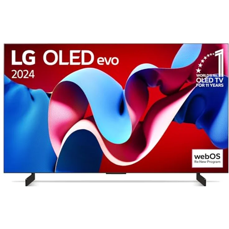 LG OLED42C47LA TV 42" (106 cm) OLED evo Fernseher (α9 Gen7 4K AI-Prozessor, Dolby Vision, bis zu 120Hz) [Modelljahr 2024], Schwarz – Bild 1