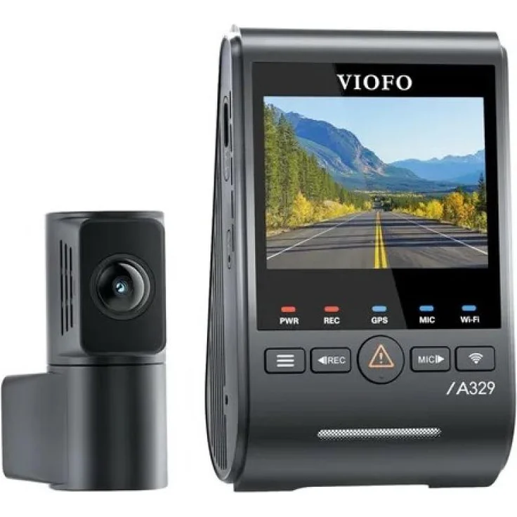 VIOFO A329S 2CH GPS Dashcam, 4K UHD Frontkamera, 2K Rückkamera, Wi-Fi 6, Parkmodus