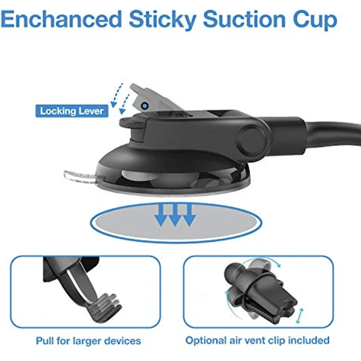Wicked Chili LKW Halterung extra lang mit Klebeadapter + Lüfteradapter – Bild 5