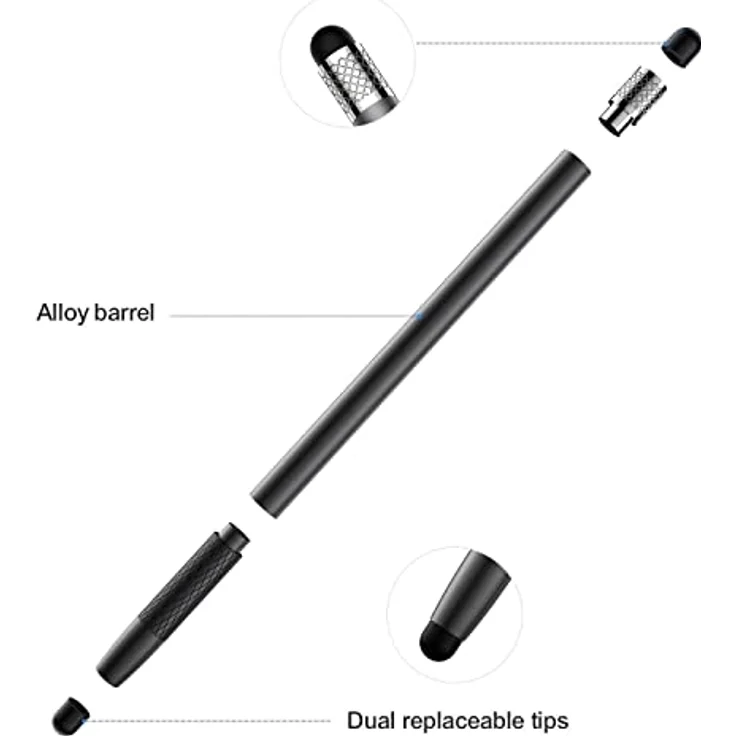 Joyroom Jr-dr01 passiver Touchscreen-Eingabestift für iOS, Android, Windows Smartphone, Schwarz – Bild 4