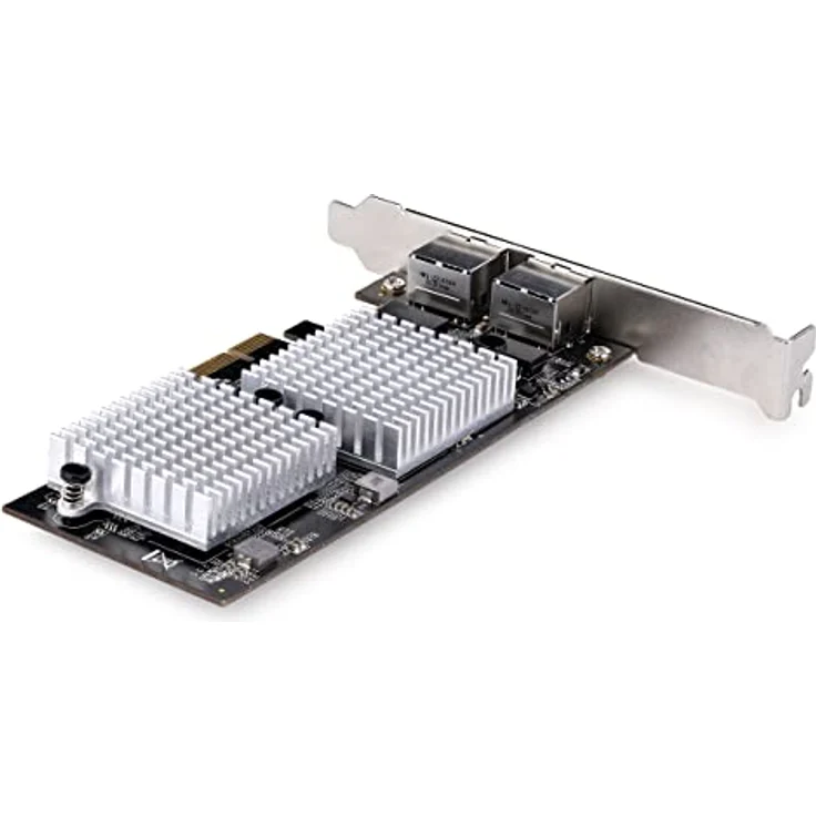 StarTech.com 2-Port 10Gbe Netzwerkkarte, PCIe Ethernet 10 Gigabit Karte für PCs/Server, PCI Express Netzwerkkarte/10gb LAN Karte, Sechs Geschwindigkeits NIC, 10GBASE-T und NBASE-T (ST10GSPEXNDP2) – Bild 2