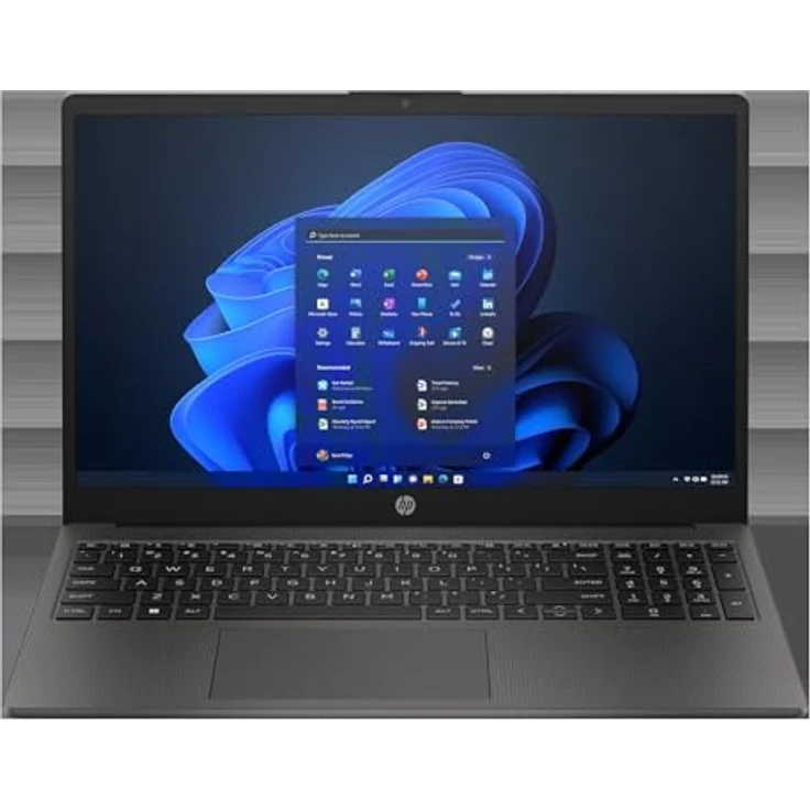HP 255 G10, 15.6" Notebook mit AMD Ryzen 3 7320U, 8 GB RAM, 512 GB SSD, Grau – Bild 1