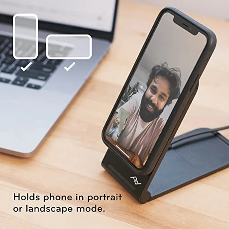 Peak Design Charging Stand (15 W), Wireless Charger, Schwarz – Bild 4