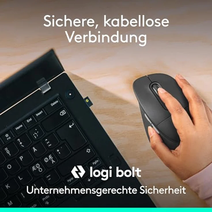 Logitech Signature Comfort Plus Combo MK880, kabelloses Tastatur-Maus-Set mit ergonomischer Handballenauflage – Bild 9