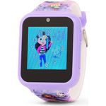 Accutime Gabby's Dollhouse, Smartwatch mit integrierter Kamera, Pedometer und sechs Spielen, silber mit silikonarmband