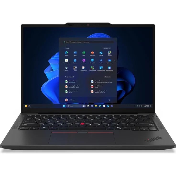 Lenovo ThinkPad X13 Gen 6, 13.30" Notebook mit Intel Core Ultra 7 255U, 32 GB RAM, 1 TB SSD, WUXGA-Display, schwarz – Bild 1